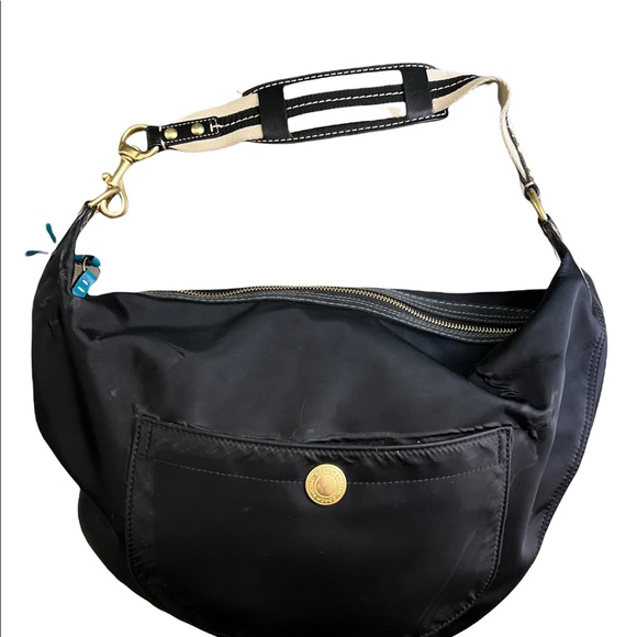 COACH BLACK SATEEN HAMPTON PURSE BAG Y2k VINTAGE - Picture 16 of 16